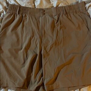 BURLEBO Men's Brown Athletic Shorts